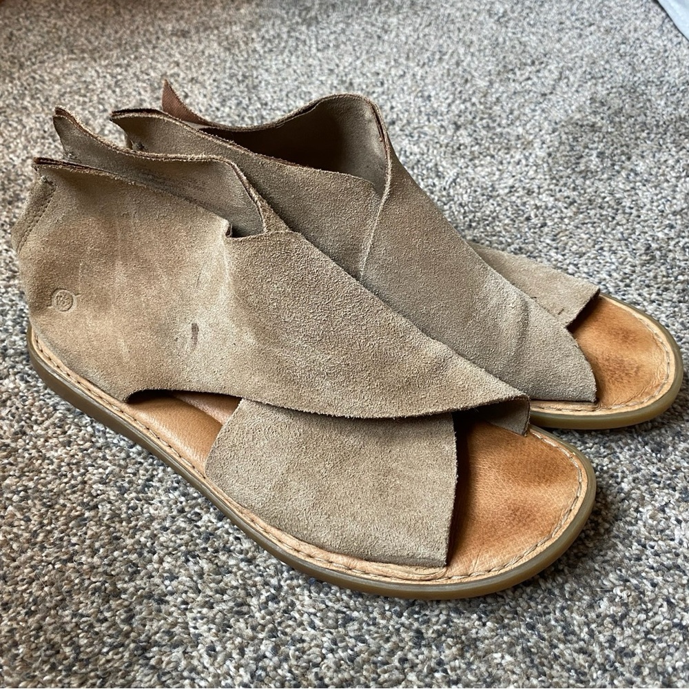 Born leather sandals